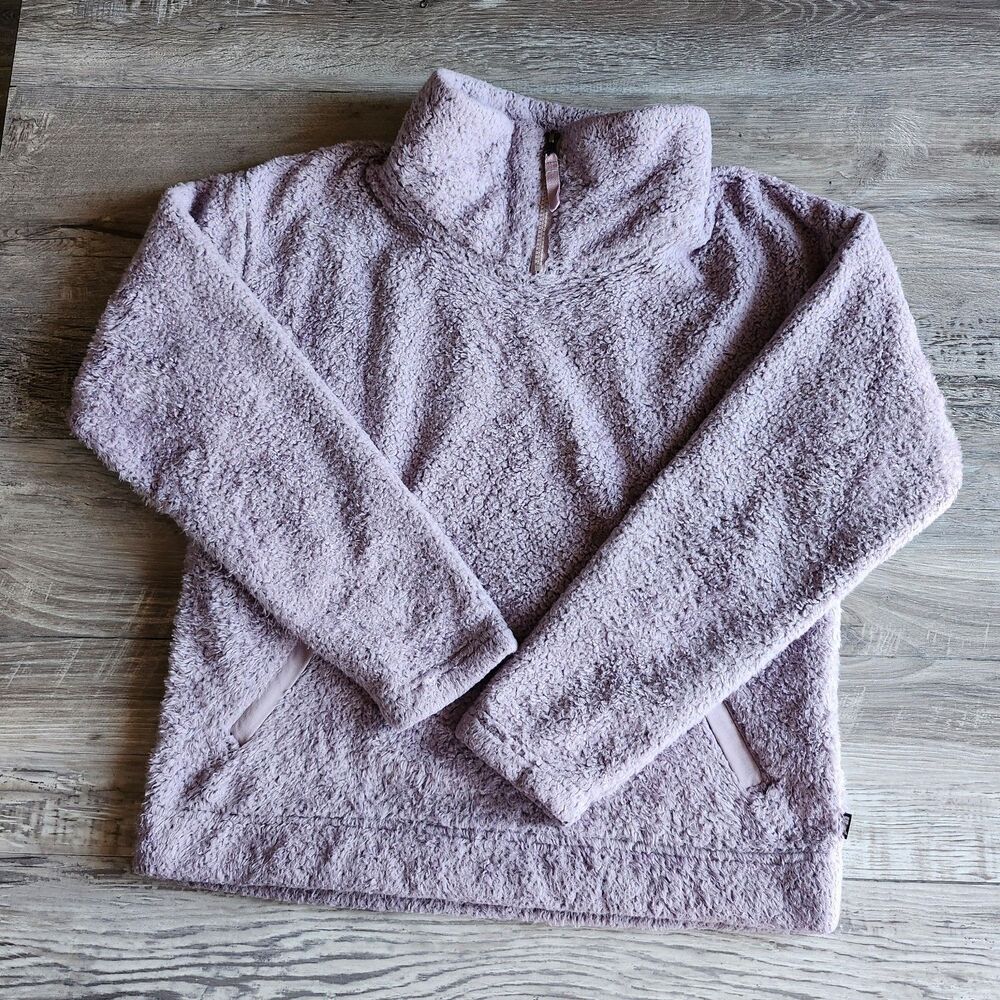 (S) The North Face fuzzy pullover